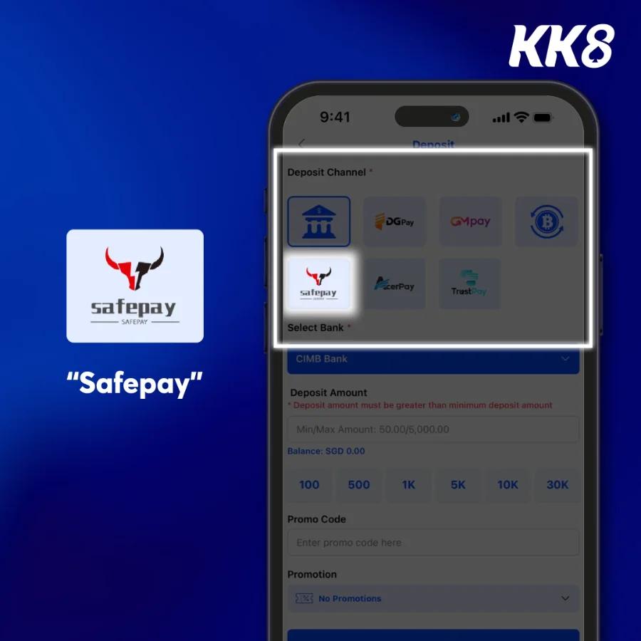 Deposit channels demonstrated in the payment tutorial linked by KK8